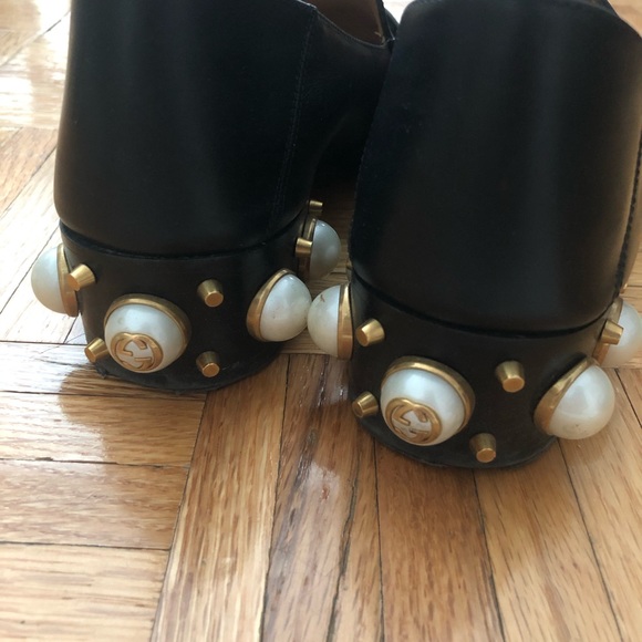 Gucci Peyton Pearl mid heel loafers - Picture 4 of 6